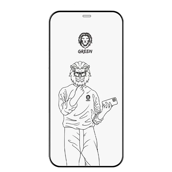 گلس گوشی اپل IPhone 14 pro max گرین لاین مدل 9H STEVE-بی رنگ شفاف گلس گوشی اپل IPhone 14 pro max گرین لاین مدل 9H STEVE-بی رنگ شفاف