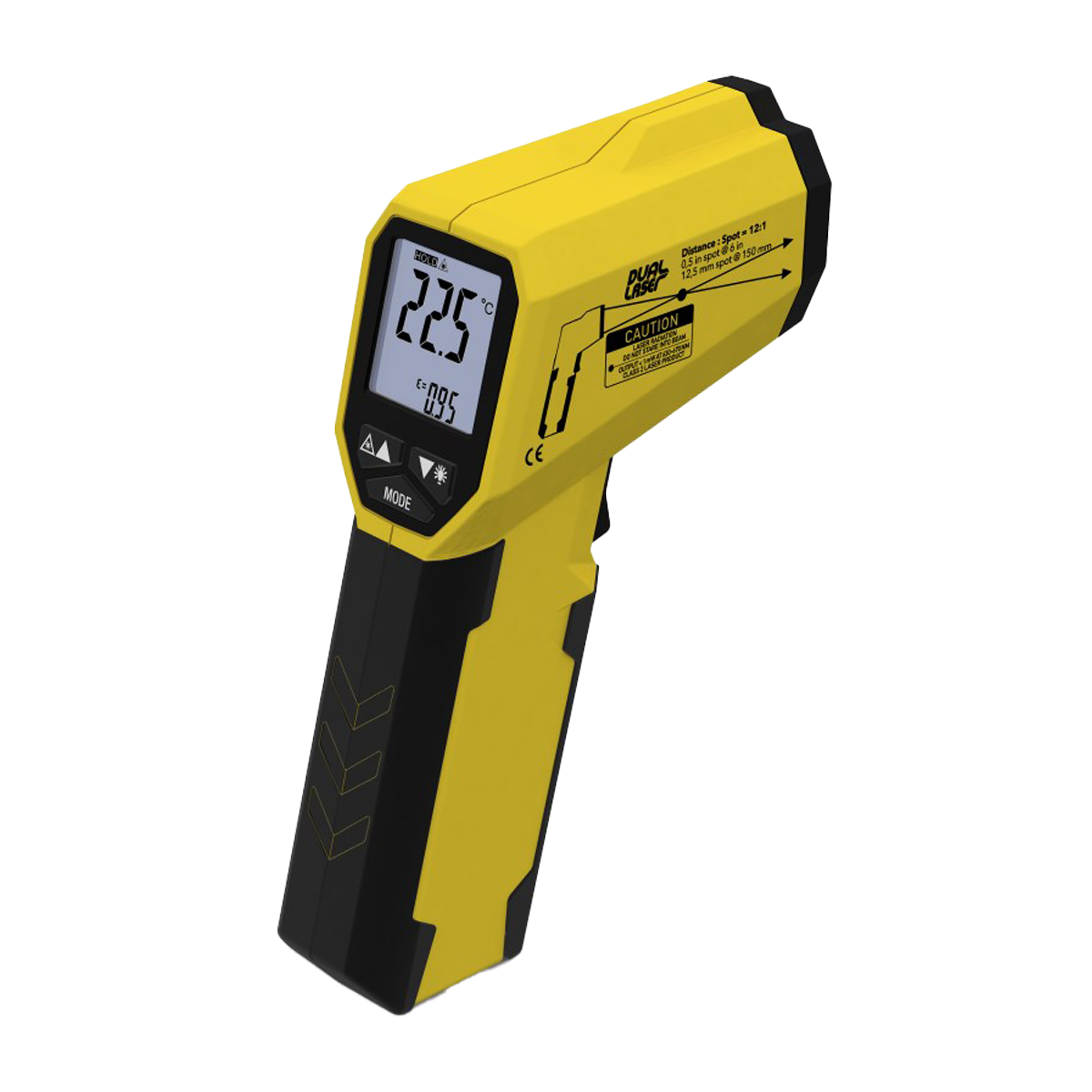 دماسنج دیجیتالی مادون قرمز تروتک مدل BP21-زرد دماسنج دیجیتالی مادون قرمز تروتک مدل BP21-زرد