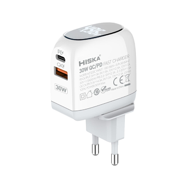 شارژر دیواری هیسکا مدل H115PD به همراه کابل تبدیل USB-C-سفید  شارژر دیواری هیسکا مدل H115PD به همراه کابل تبدیل USB-C-سفید