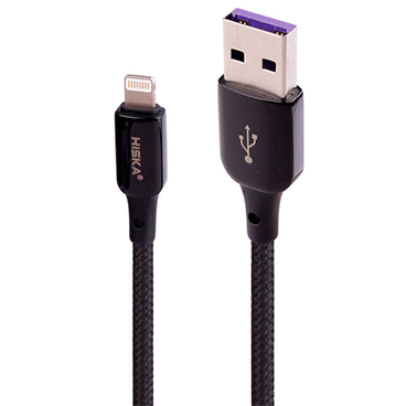 کابل لایتنینگ هیسکا مدل LX831 طول 1 متر کابل لایتنینگ هیسکا مدل LX831 طول 1 متر