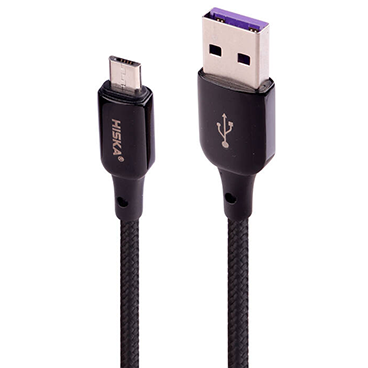 کابل میکرو یو اس بی هیسکا مدل LX831 طول 1  متر-مشکی  کابل میکرو یو اس بی هیسکا مدل LX831 طول 1  متر-مشکی