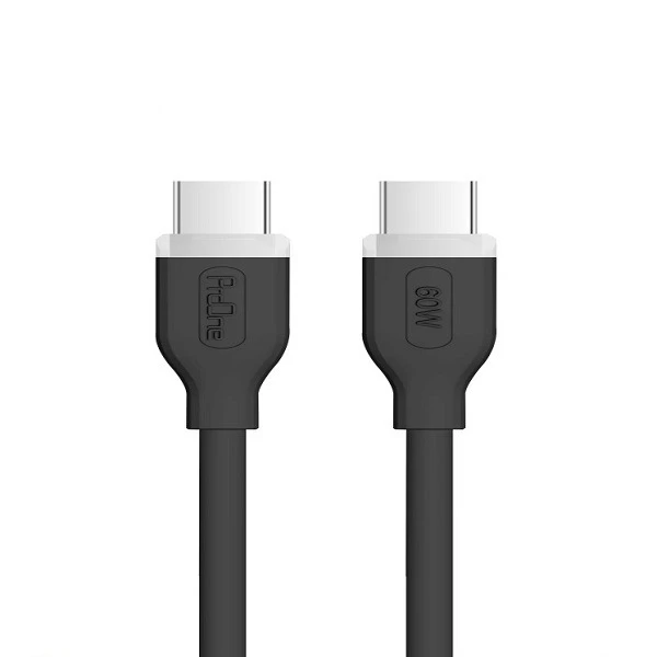 کابل تایپ سی پرووان مدل PCC121-مشکی کابل تایپ سی پرووان مدل PCC121-مشکی