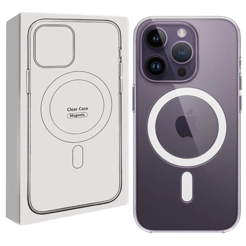 کاور گوشی اپل iPhone 14 Pro Max مدل مگ سیف MS-14-بی رنگ مات  کاور گوشی اپل iPhone 14 Pro Max مدل مگ سیف MS-14-بی رنگ مات