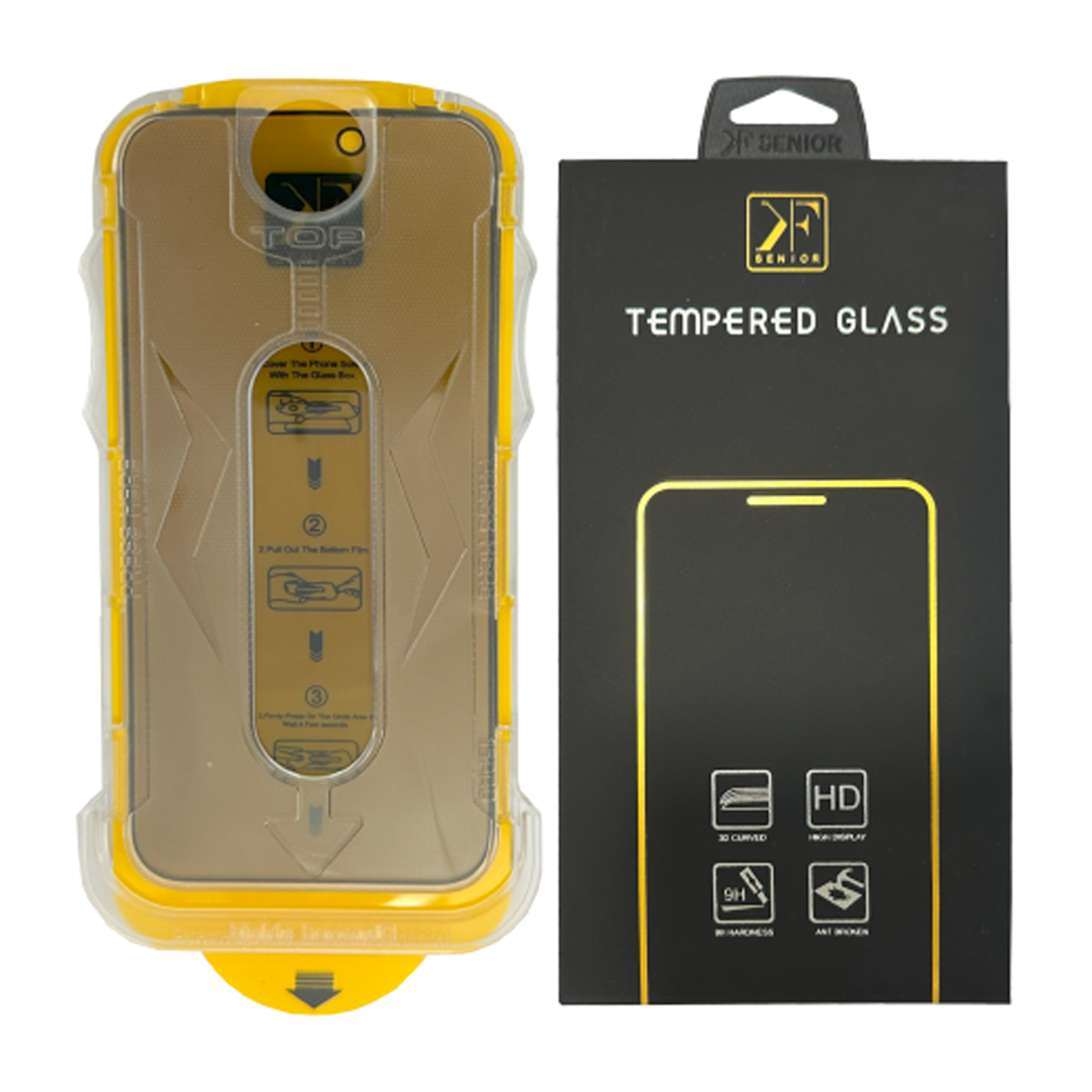 گلس گوشی اپل iPhone 11 Pro Max کی اف سنیور مدل Tempered Glass به همراه کیت نصب گلس گوشی اپل iPhone 11 Pro Max کی اف سنیور مدل Tempered Glass به همراه کیت نصب