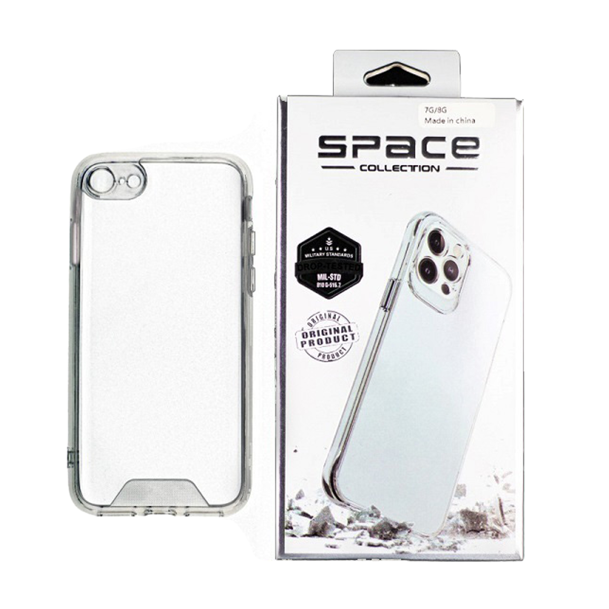 قاب گوشی اپل iPhone 6 اسپیس مدل ژله ای-بی رنگ شفاف قاب گوشی اپل iPhone 6 اسپیس مدل ژله ای-بی رنگ شفاف