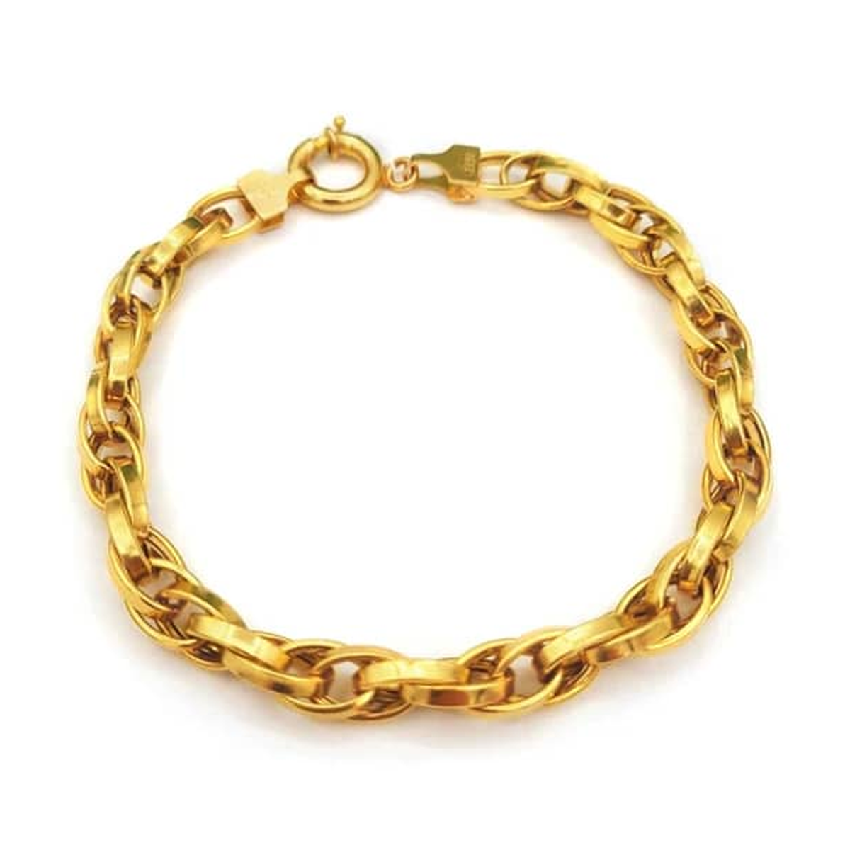 دستبند طلا زنانه طرح زنجیر پیچیده شریف زاده-6.52