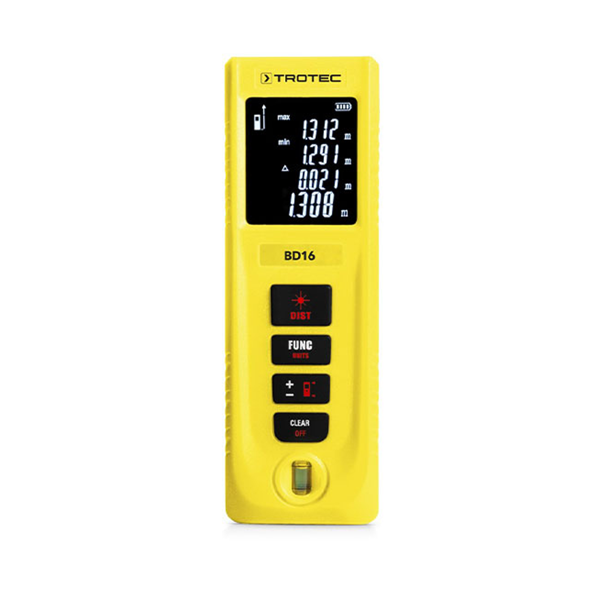 متر لیزری تروتک مدل BD16-زرد متر لیزری تروتک مدل BD16-زرد