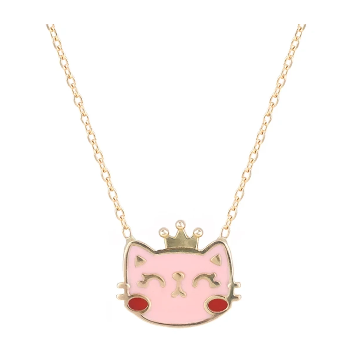 گردنبند طلا زنانه بان گالری مدل پرنسس پیشی-1.88 گردنبند طلا زنانه بان گالری مدل پرنسس پیشی-1.88