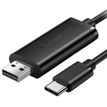 کابل تایپ سی یوگرین مدل US318 طول 2 متر-مشکی کابل تایپ سی یوگرین مدل US318 طول 2 متر-مشکی