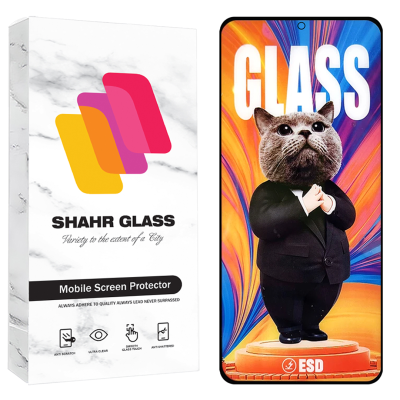 گلس گوشی شیائومی Redmi Note 13 Pro 5G شهر گلس مدل SCATS20 گلس گوشی شیائومی Redmi Note 13 Pro 5G شهر گلس مدل SCATS20