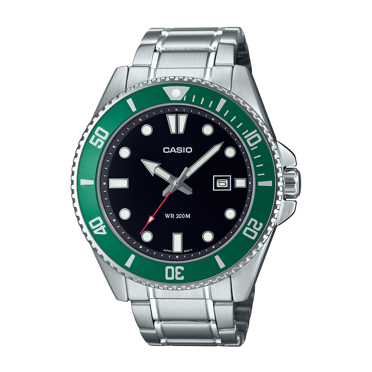 ساعت مچی عقربه ای مردانه کاسیو مدل MDV-107D-3AV-بدنه نقره ای بند نقره ای  ساعت مچی عقربه ای مردانه کاسیو مدل MDV-107D-3AV-بدنه نقره ای بند نقره ای