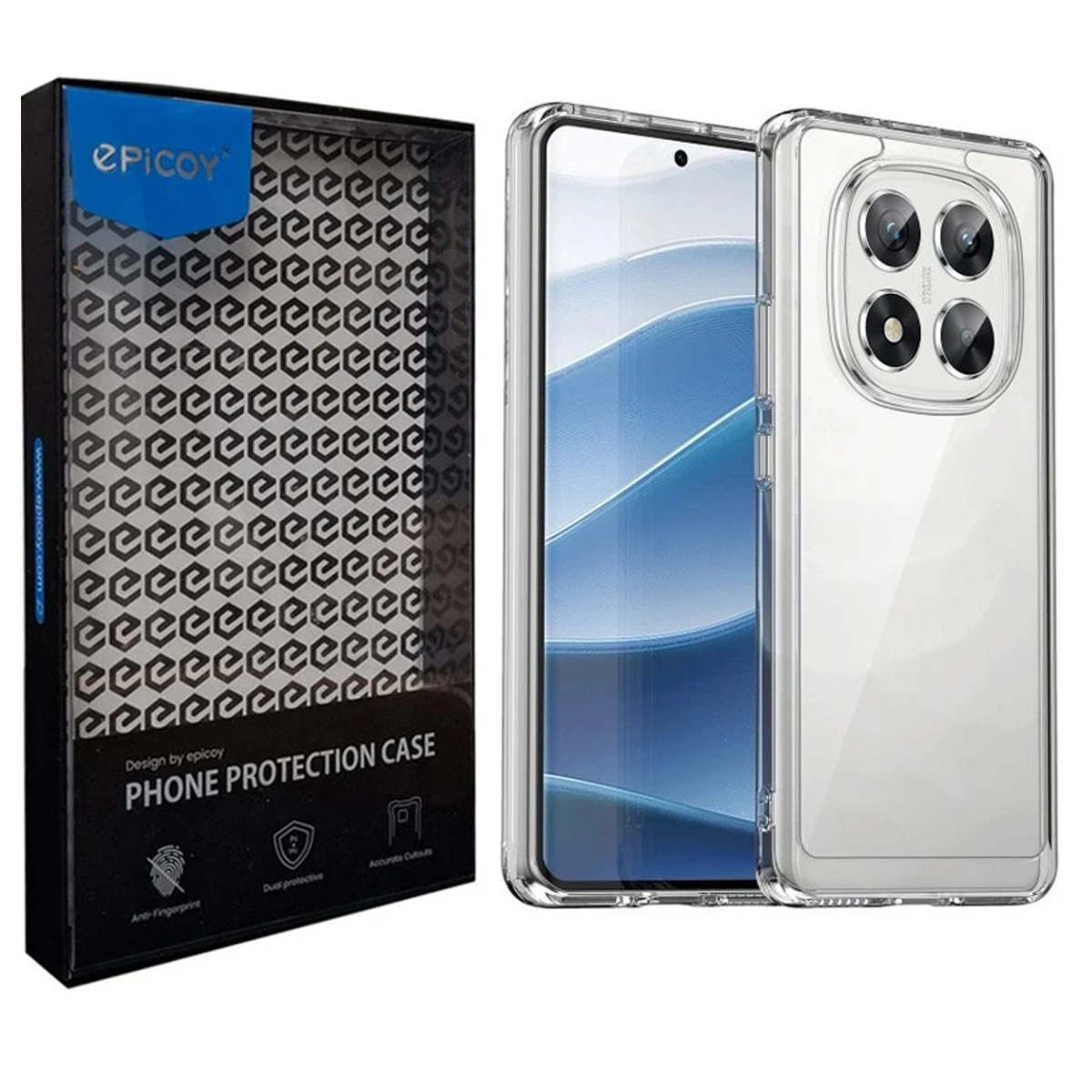 کاور گوشی شیائومی Poco X7/Redmi Note 14 Pro 5G/Note 14 Pro Plus 5G اپیکوی مدل Transparent Clear کاور گوشی شیائومی Poco X7/Redmi Note 14 Pro 5G/Note 14 Pro Plus 5G اپیکوی مدل Transparent Clear