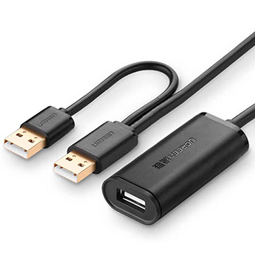 کابل تبدیل USB به USB یوگرین مدل US137 طول 5 متر-مشکی کابل تبدیل USB به USB یوگرین مدل US137 طول 5 متر-مشکی