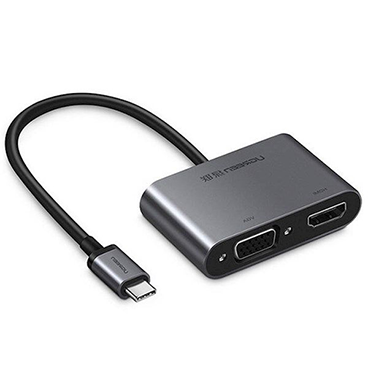 هاب USB-C یوگرین 2 پورت مدل CM162-خاکستری هاب USB-C یوگرین 2 پورت مدل CM162-خاکستری