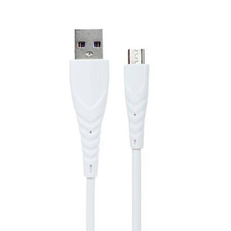 کابل microUSB ترانیو مدل S10-v طول 1.2 متر-سفید کابل microUSB ترانیو مدل S10-v طول 1.2 متر-سفید