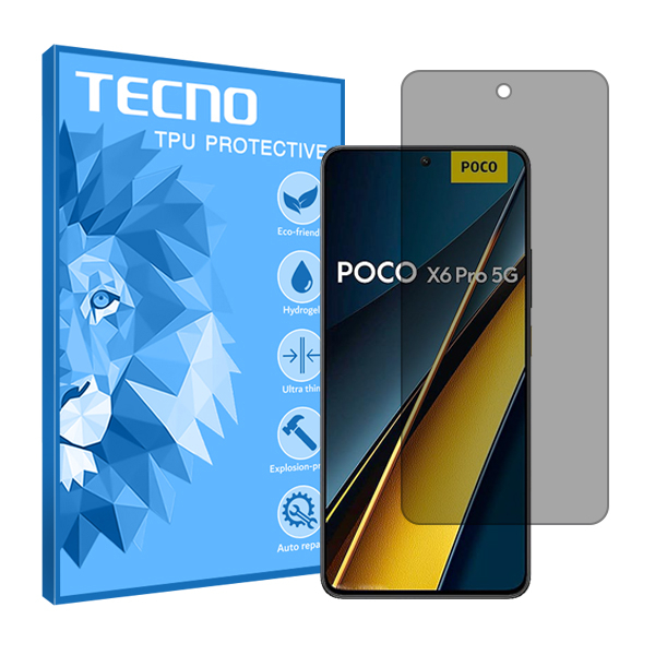 محافظ صفحه نمایش حریم شخصی تکنو مدل HyPRV مناسب برای گوشی موبایل شیائومی Poco X6 Pro محافظ صفحه نمایش حریم شخصی تکنو مدل HyPRV مناسب برای گوشی موبایل شیائومی Poco X6 Pro