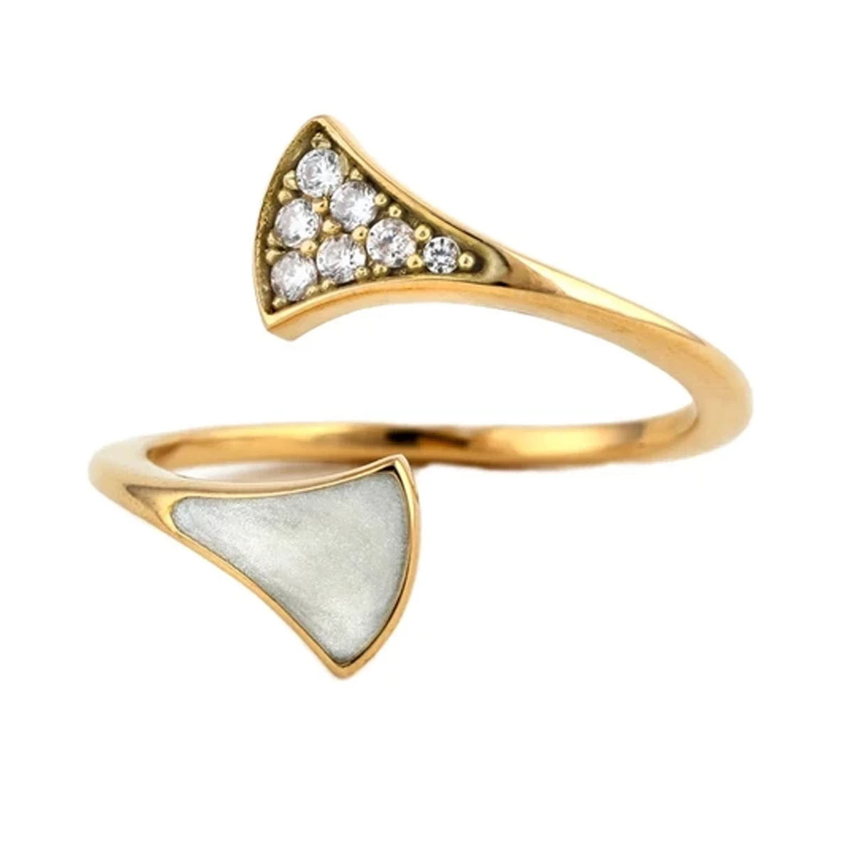 انگشتر طلا 18 عیار زنانه بان گالری مدل شکوفه لوتوس سایز 52-2.35 انگشتر طلا 18 عیار زنانه بان گالری مدل شکوفه لوتوس سایز 52-2.35