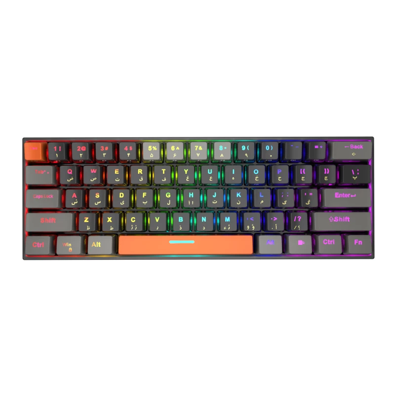 کیبورد گیمینگ تسکو مدل GK 8161-طوسی تیره کیبورد گیمینگ تسکو مدل GK 8161-طوسی تیره