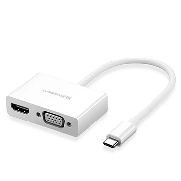 هاب USB-C یوگرین 2 پورت MM123 مدل 30843-سفید هاب USB-C یوگرین 2 پورت MM123 مدل 30843-سفید