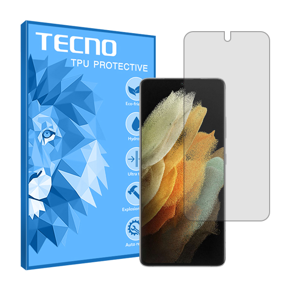 محافظ صفحه نمایش شفاف تکنو مدل HyGEL مناسب برای گوشی موبایل  سامسونگ Galaxy S21 Ultra  محافظ صفحه نمایش شفاف تکنو مدل HyGEL مناسب برای گوشی موبایل  سامسونگ Galaxy S21 Ultra