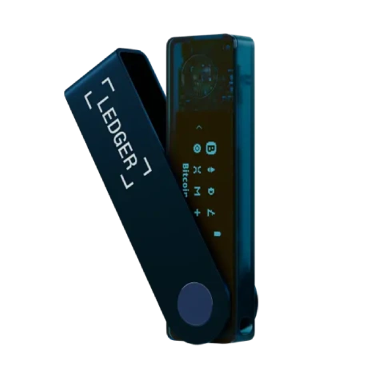 کیف پول سخت افزاری لجر مدل Nano X 2025-آبی تیره کیف پول سخت افزاری لجر مدل Nano X 2025-آبی تیره