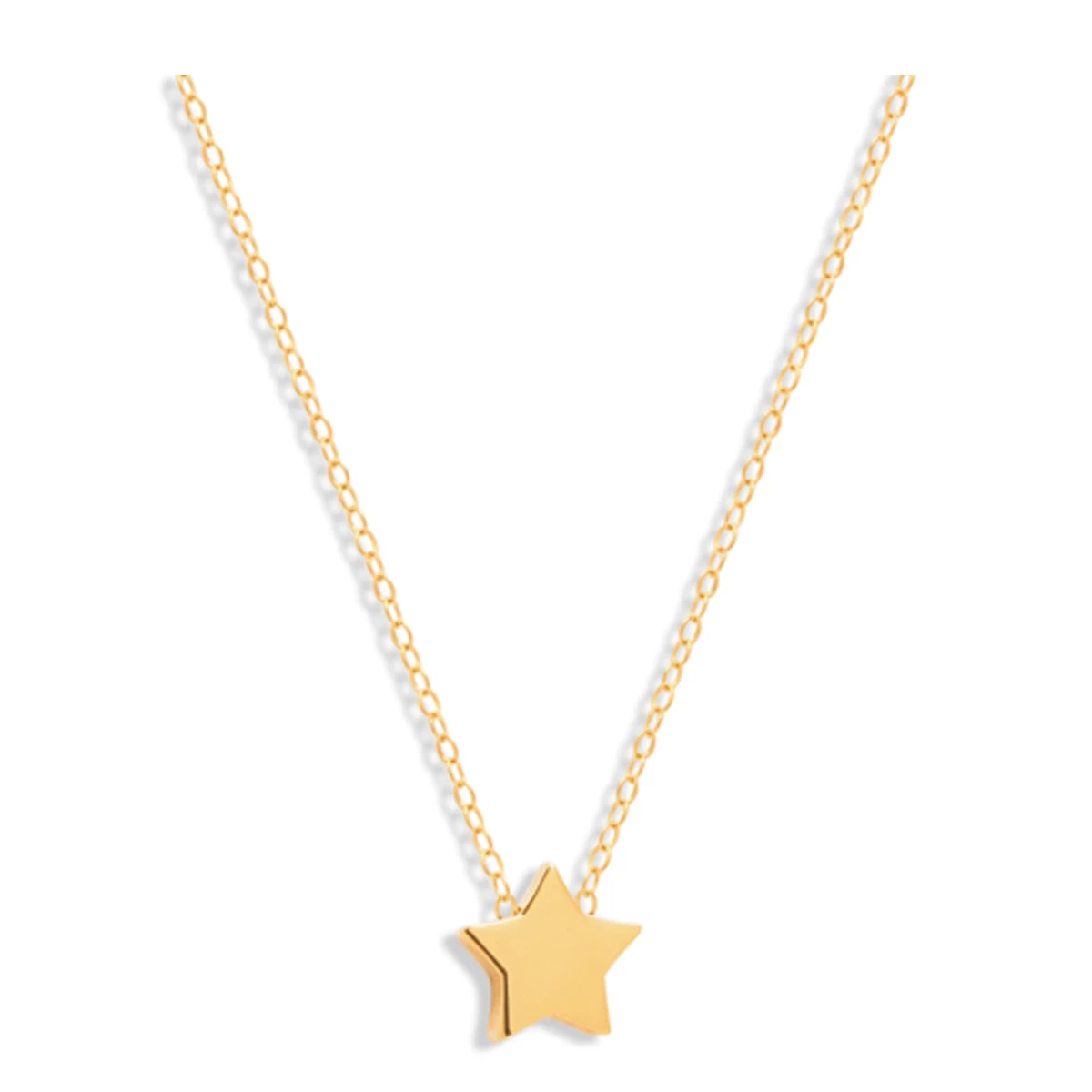 گردنبند طلا زنانه مدل ستاره-0.88 گردنبند طلا زنانه مدل ستاره-0.88