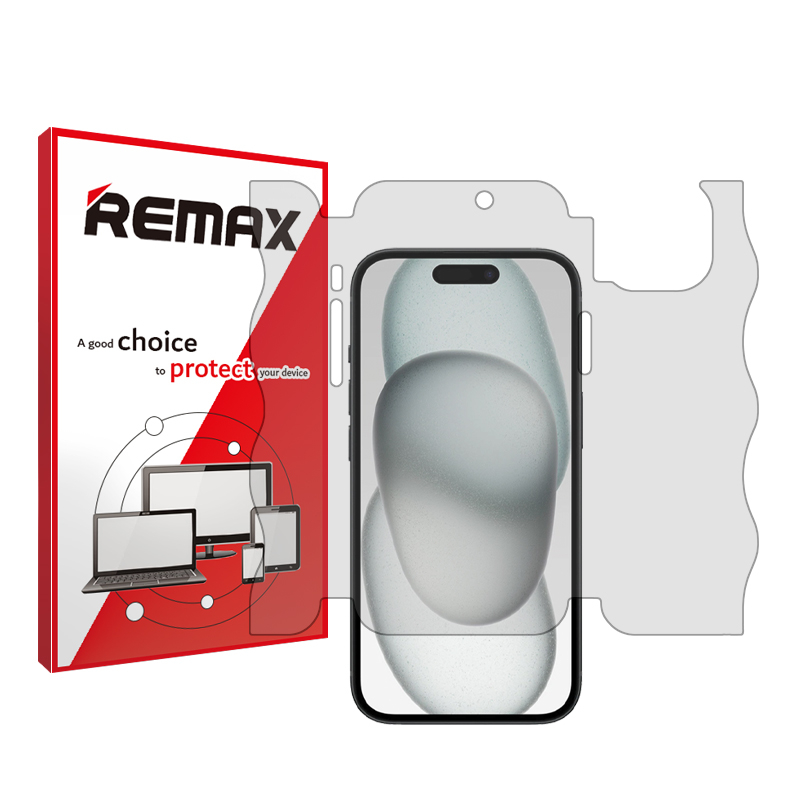 محافظ صفحه نمایش شفاف ریمکس مدل HyGEL مناسب برای گوشی موبایل اپل iPhone 15 محافظ صفحه نمایش شفاف ریمکس مدل HyGEL مناسب برای گوشی موبایل اپل iPhone 15