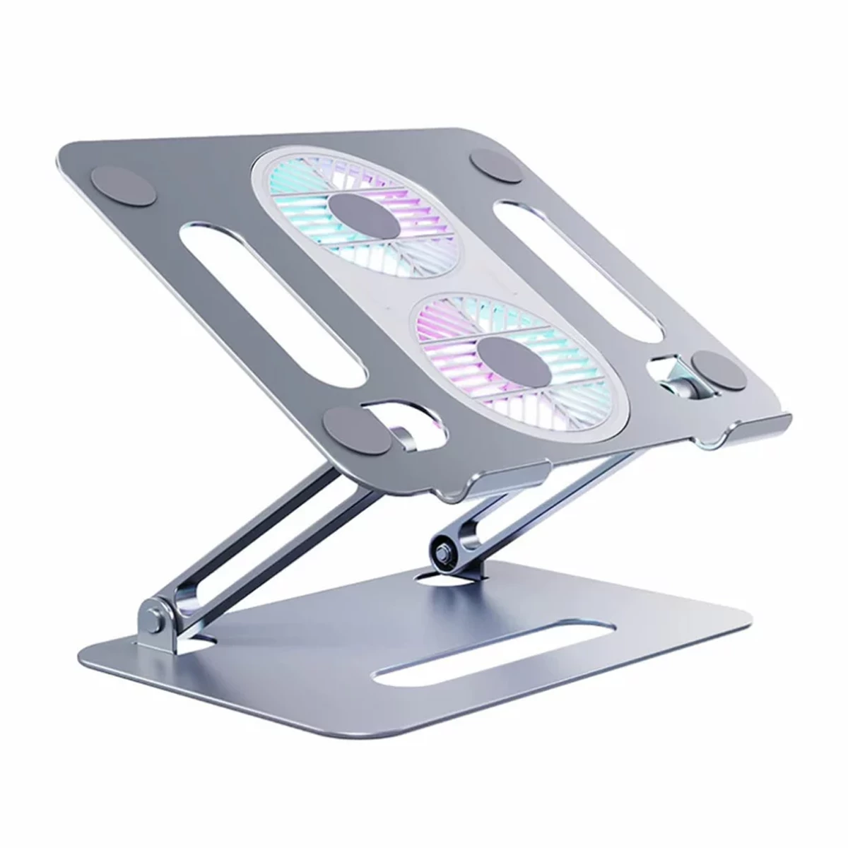 پایه خنک کننده لپ تاپ کول کلد مدل W8-خاکستری پایه خنک کننده لپ تاپ کول کلد مدل W8-خاکستری