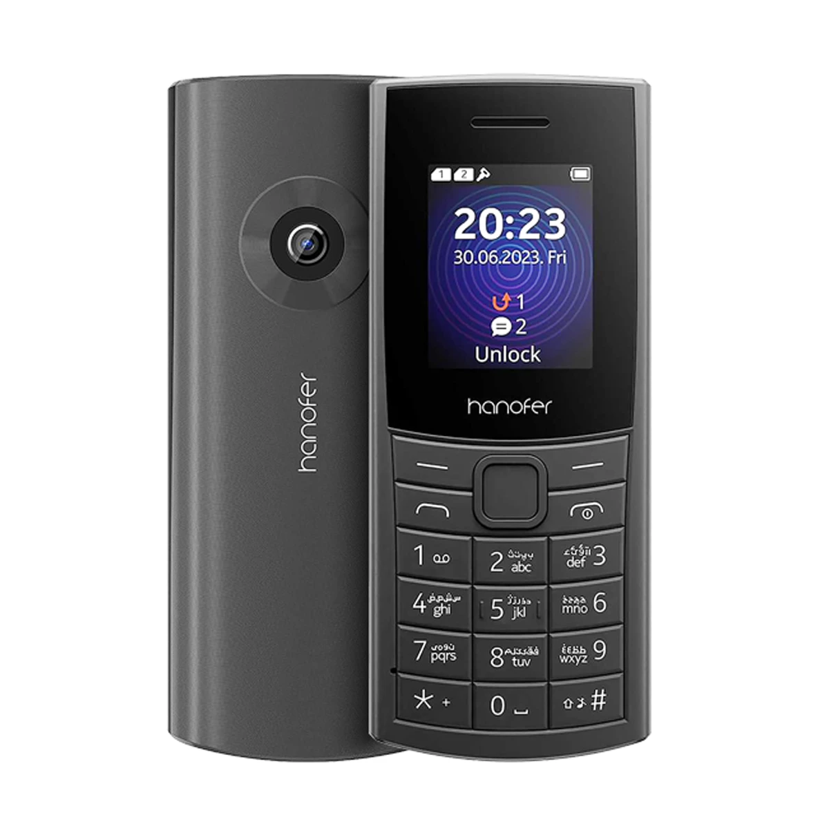 گوشی موبایل هانوفر مدل 5300 دو سیم کارت-طوسی