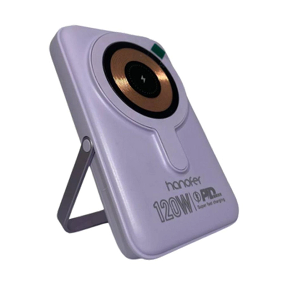 پاوربانک بی سیم 4 خروجی هانوفر ظرفیت 10000 میلی آمپر ساعت 22.5 وات-بنفش روشن پاوربانک بی سیم 4 خروجی هانوفر ظرفیت 10000 میلی آمپر ساعت 22.5 وات-بنفش روشن