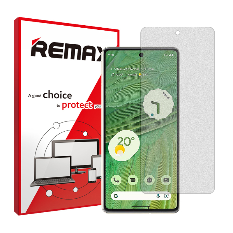 محافظ صفحه نمایش مات ریمکس مدل HyMTT مناسب برای گوشی موبایل گوگل Pixel 7  محافظ صفحه نمایش مات ریمکس مدل HyMTT مناسب برای گوشی موبایل گوگل Pixel 7