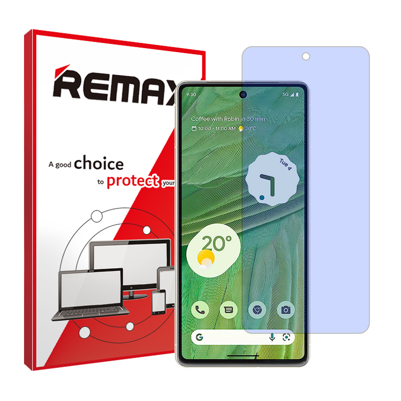 محافظ صفحه نمایش آنتی بلو ریمکس مدل HyBLU مناسب برای گوشی موبایل گوگل Pixel 7 محافظ صفحه نمایش آنتی بلو ریمکس مدل HyBLU مناسب برای گوشی موبایل گوگل Pixel 7