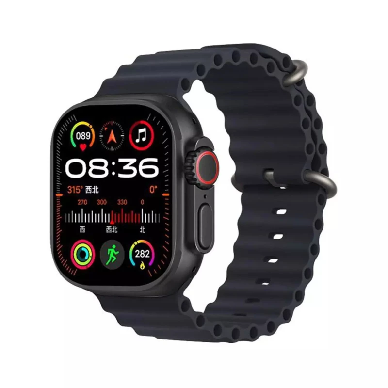 ساعت هوشمند ویسمی مدل WS-80 ULTRA 2-بدنه تیتانیوم بند مشکی ساعت هوشمند ویسمی مدل WS-80 ULTRA 2-بدنه تیتانیوم بند مشکی