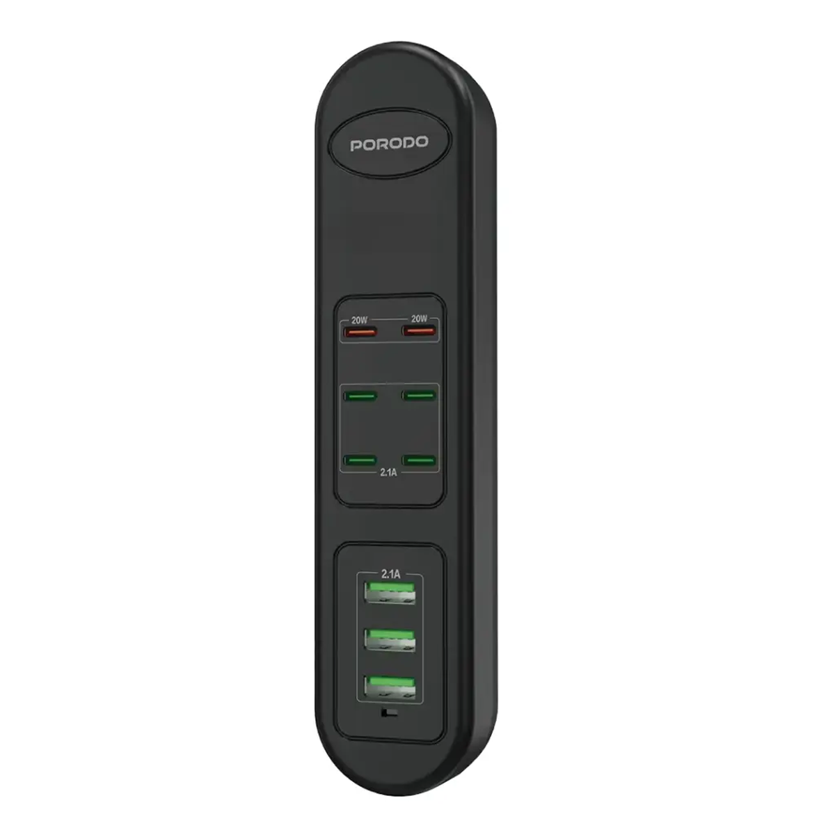 هاب مولتی پورت پرودو 9 پورت مدل PD-FWCH032-BK-مشکی هاب مولتی پورت پرودو 9 پورت مدل PD-FWCH032-BK-مشکی