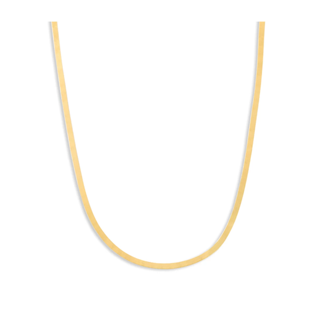 گردنبند طلا زنانه طرح هرینگبون طلایی کد WN2279-1.88 گردنبند طلا زنانه طرح هرینگبون طلایی کد WN2279-1.88