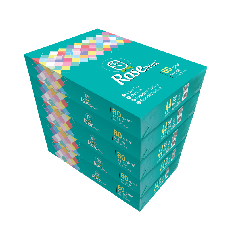 کاغذ A4 رزپرینت مدل POTG بسته 2500 برگی