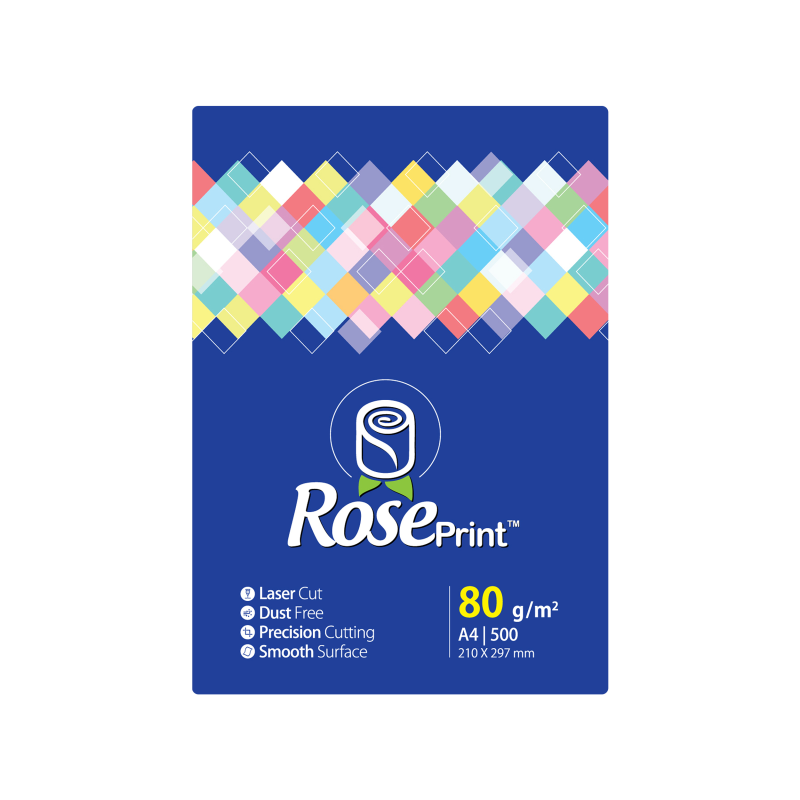 کاغذ A4 رزپرینت مدل RYB بسته 500 برگی