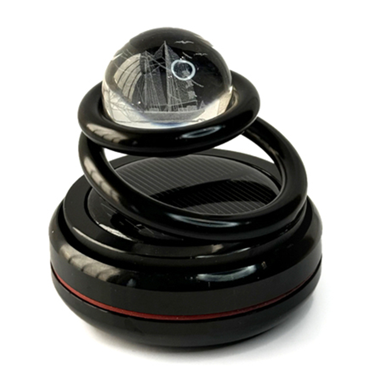 خوشبو کننده صفحه خورشیدی خودرو مدل گوی-مشکی خوشبو کننده صفحه خورشیدی خودرو مدل گوی-مشکی