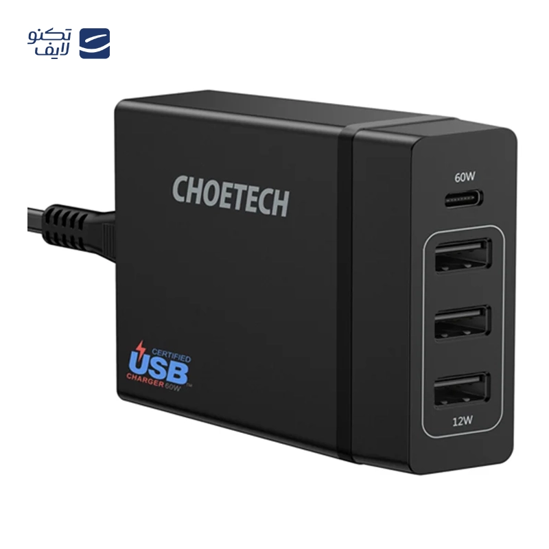 شارژر چویتک مدل PD72W-1C3U توان 72 وات -مشکی شارژر چویتک مدل PD72W-1C3U توان 72 وات -مشکی