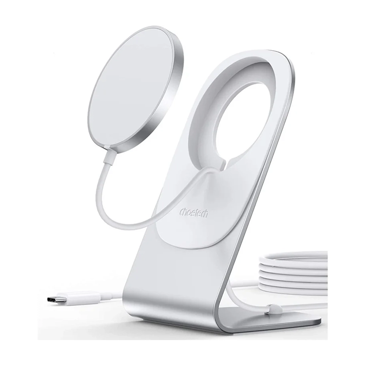 شارژر بی سیم چویتک مدل Magsafe T517+H047 توان 15 وات-سفید شارژر بی سیم چویتک مدل Magsafe T517+H047 توان 15 وات-سفید