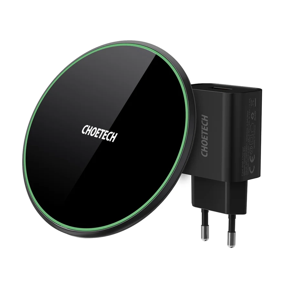 شارژر بی سیم چویتک مدل T559-F توان 15 وات-مشکی شارژر بی سیم چویتک مدل T559-F توان 15 وات-مشکی