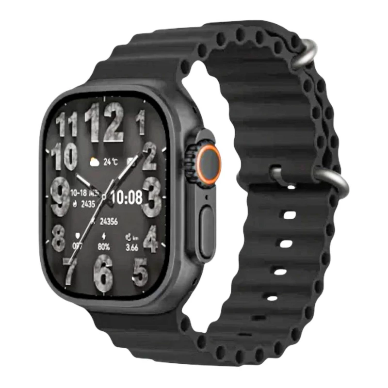 ساعت هوشمند اچ کا مدل HK10 ULTRA3 MAX-بدنه مشکی بند مشکی ساعت هوشمند اچ کا مدل HK10 ULTRA3 MAX-بدنه مشکی بند مشکی