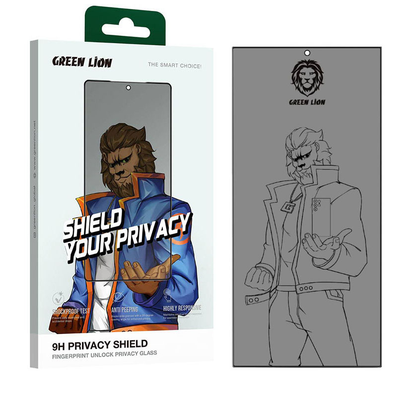 محافظ صفحه نمایش حریم شخصی گرین لاین مدل 9H Shield مناسب برای گوشی موبایل سامسونگ Galaxy S24 Ultra محافظ صفحه نمایش حریم شخصی گرین لاین مدل 9H Shield مناسب برای گوشی موبایل سامسونگ Galaxy S24 Ultra