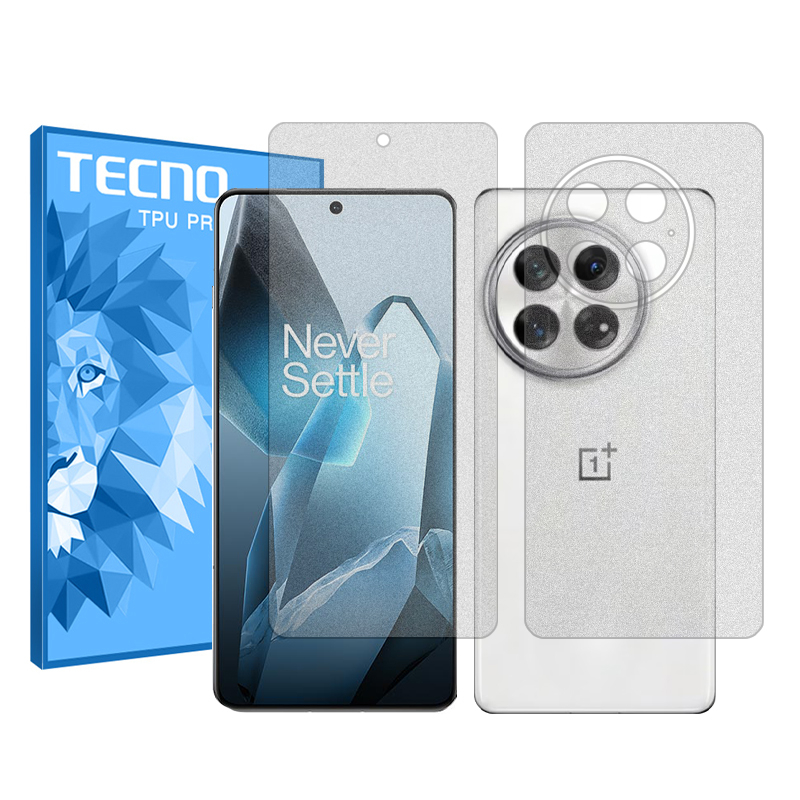 محافظ صفحه نمایش مات تکنو مدل Resistant مناسب برای گوشی موبایل وان پلاس  13 به همراه محافظ پشت گوشی محافظ صفحه نمایش مات تکنو مدل Resistant مناسب برای گوشی موبایل وان پلاس  13 به همراه محافظ پشت گوشی