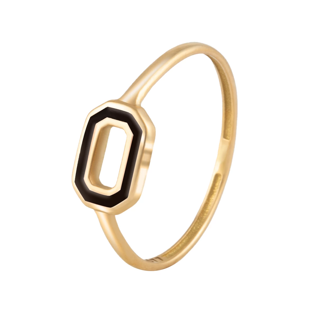 انگشتر طلا 18 عیار زنانه بان گالری مدل باگت سایز 53 -1.15 انگشتر طلا 18 عیار زنانه بان گالری مدل باگت سایز 53 -1.15