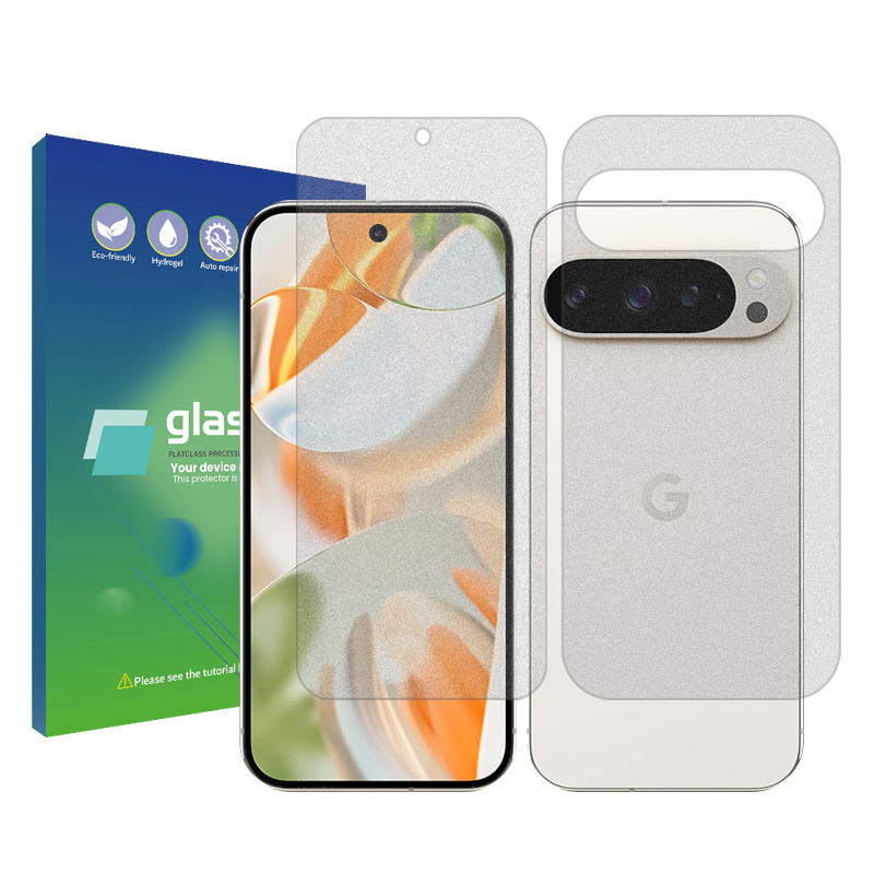 محافظ صفحه نمایش مات گلس پرو مدل Resistant مناسب برای گوشی موبایل گوگل Pixel 9 Pro به همراه محافظ پشت گوشی محافظ صفحه نمایش مات گلس پرو مدل Resistant مناسب برای گوشی موبایل گوگل Pixel 9 Pro به همراه محافظ پشت گوشی