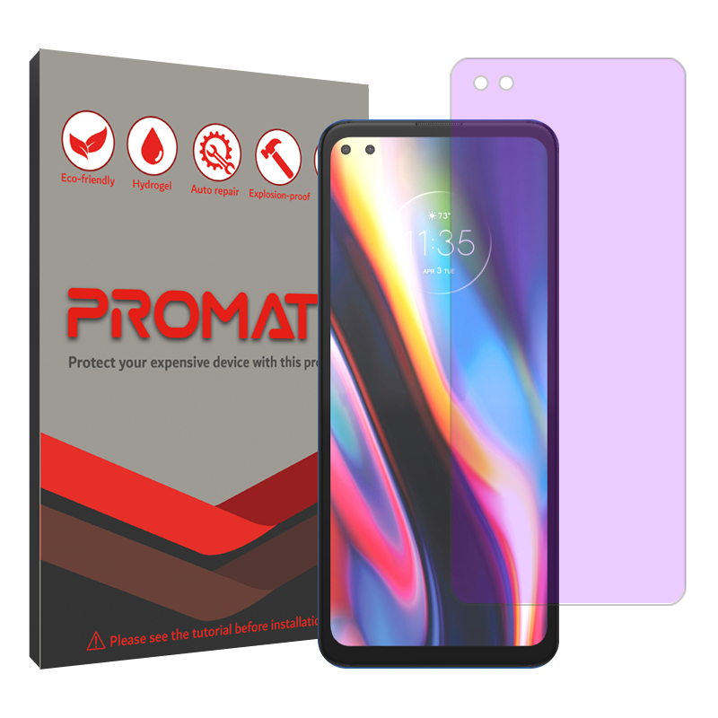 محافظ صفحه نمایش ضداشعه بنفش پرومیت مدل Resistant مناسب برای گوشی موبایل موتورولا Moto G 5G Plus محافظ صفحه نمایش ضداشعه بنفش پرومیت مدل Resistant مناسب برای گوشی موبایل موتورولا Moto G 5G Plus