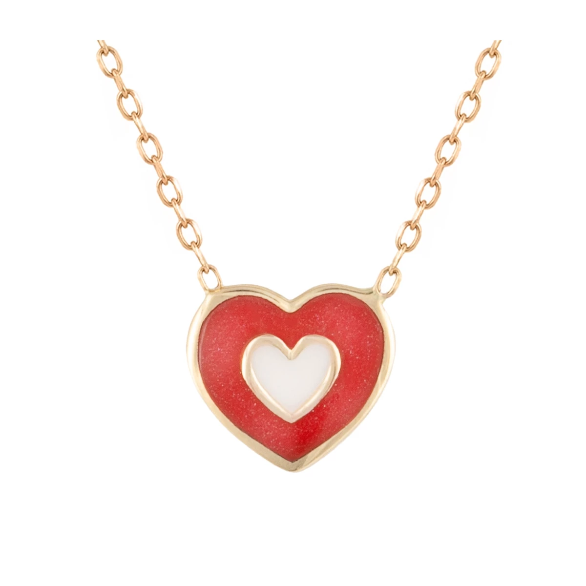 گردنبند طلا زنانه بان گالری مدل قلب مگنوم-1.40 گردنبند طلا زنانه بان گالری مدل قلب مگنوم-1.40