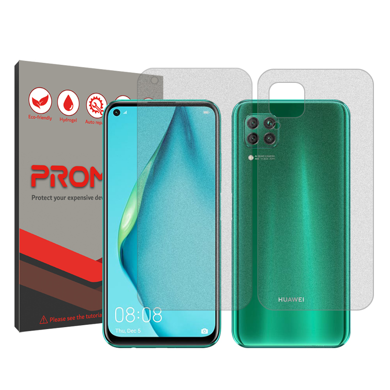 محافظ صفحه نمایش مات پرومیت مدل Resistant مناسب برای گوشی موبایل هوآوی nova 7i به همراه محافظ پشت گوشی