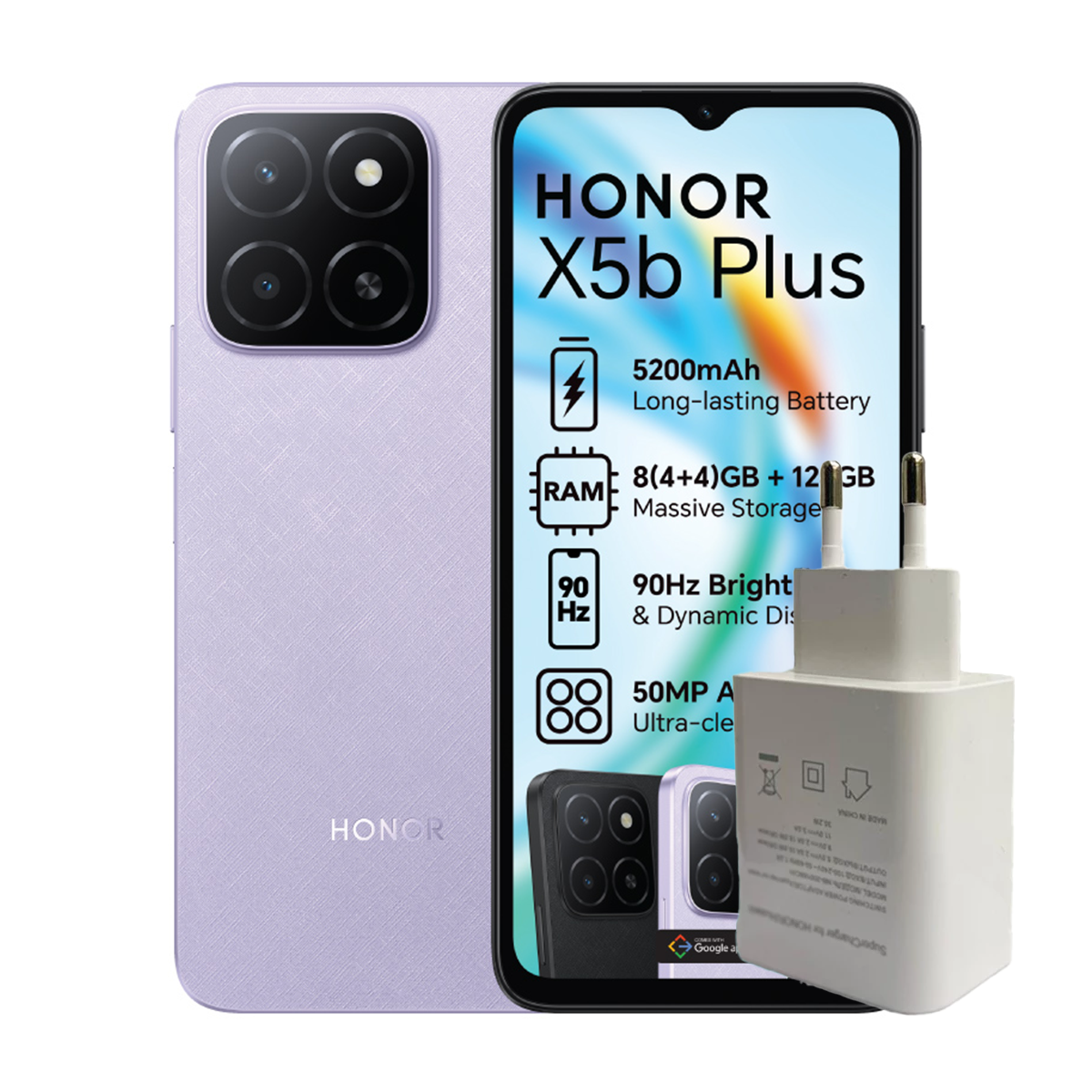 گوشی موبایل آنر مدل X5b Plus 4G ظرفیت 128 گیگابایت رم 4 گیگابایت به همراه شارژر 35 وات گوشی موبایل آنر مدل X5b Plus 4G ظرفیت 128 گیگابایت رم 4 گیگابایت به همراه شارژر 35 وات